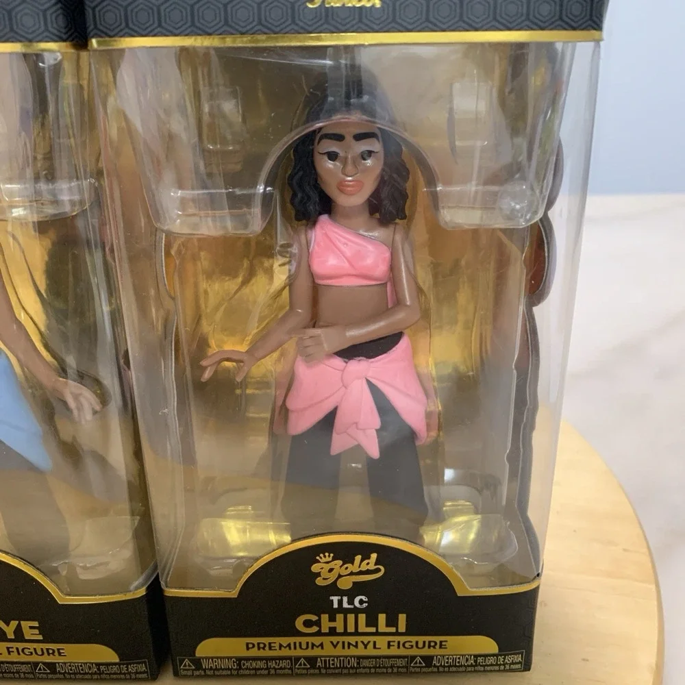 TLC Funko Gold (Waterfalls T-Boz Lisa Lopes Left Eye Chilli) NEW IN BOX